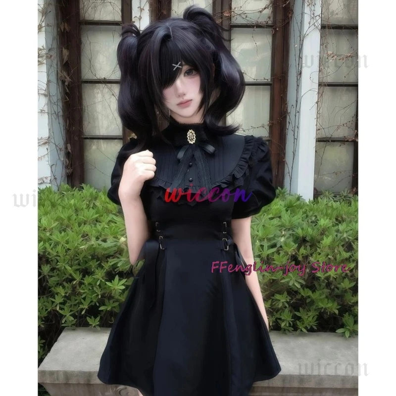 Jirai Kei Gothic Style Doujin KAngel Cosplay Dress Women Lace Ruffles Long Sleeve Slim Bandage Dresses Y2k Party Mini Dresses
Jirai Kei Gothic Style Doujin KAngel Cosplay Dress Women Lace Ruffles Long Sleeve Slim Bandage Dresses Y2k Party Mini Dresses