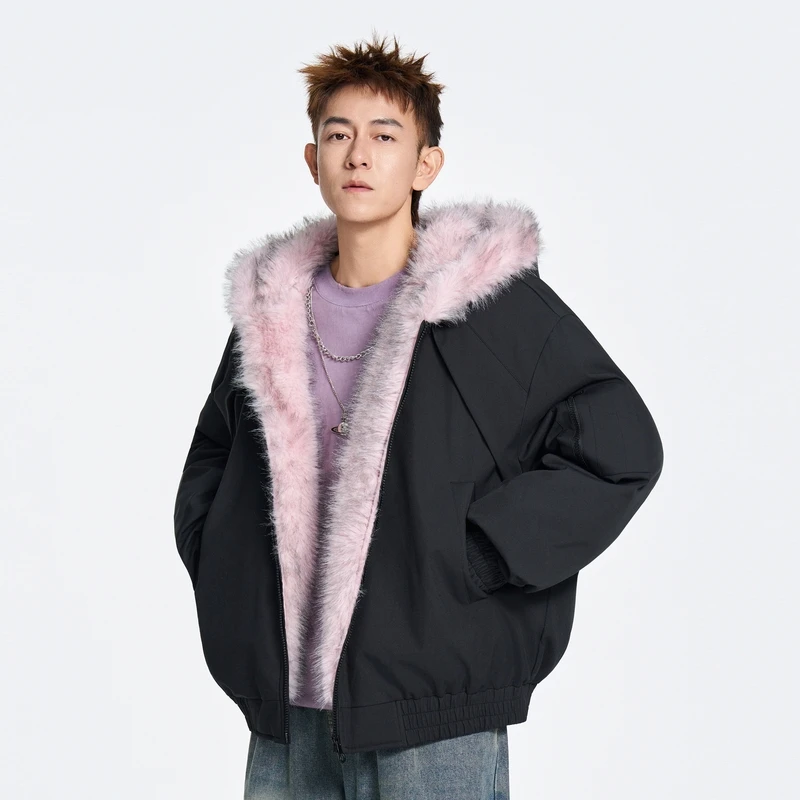 Men's Winter Du down Jaet Hooded Fur Collar American Sle Trendy Brand INS90 Polyester Fiber Warm Cold Resistant Couples...
Men's Winter Du down Jaet Hooded Fur Collar American Sle Trendy Brand INS90 Polyester Fiber Warm Cold Resistant Couples...