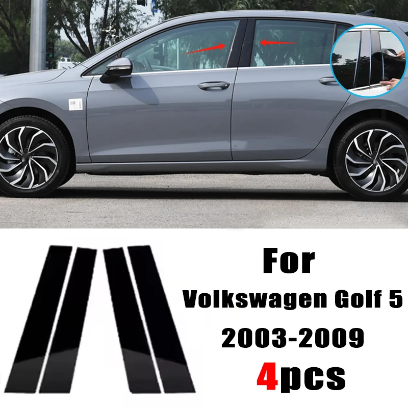 For Volkswagen Golf 5 2003-2009 2004 2005 2006 4pcs Window Center Pillar Film Trim Cover B C Posts Sticker Column Car Accessorie
For Volkswagen Golf 5 2003-2009 2004 2005 2006 4pcs Window Center Pillar Film Trim Cover B C Posts Sticker Column Car Accessorie