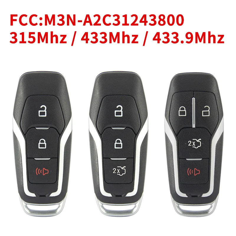 REMTEKEY Smart Remote Car Key Keyless Go for Ford New Mondeo Galaxy S-Max Edge F-150 F-250 615/433/433.92 Mhz ID49 Chip
REMTEKEY Smart Remote Car Key Keyless Go for Ford New Mondeo Galaxy S-Max Edge F-150 F-250 615/433/433.92 Mhz ID49 Chip