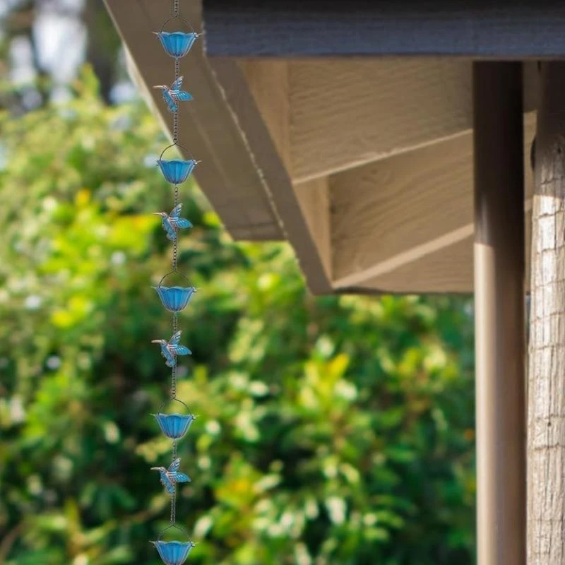 Functional Hummingbird Rainwater Guide Chain For Soil Protections And Outdoor Yard Decorative Rain Chain Rain Catcher
Functional Hummingbird Rainwater Guide Chain For Soil Protections And Outdoor Yard Decorative Rain Chain Rain Catcher