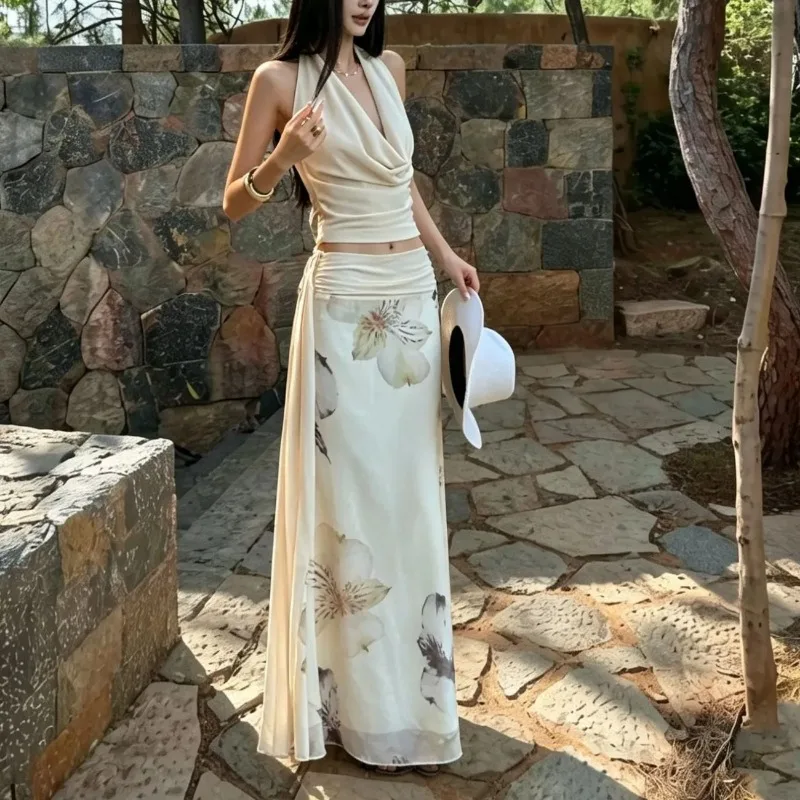 Women Cream Watercolor Floral Satin Maxi Skirts High Waist Ruched Wrap Side Long Sash Flowy Vintage Elegant Bag Hip Long Skirts
Women Cream Watercolor Floral Satin Maxi Skirts High Waist Ruched Wrap Side Long Sash Flowy Vintage Elegant Bag Hip Long Skirts