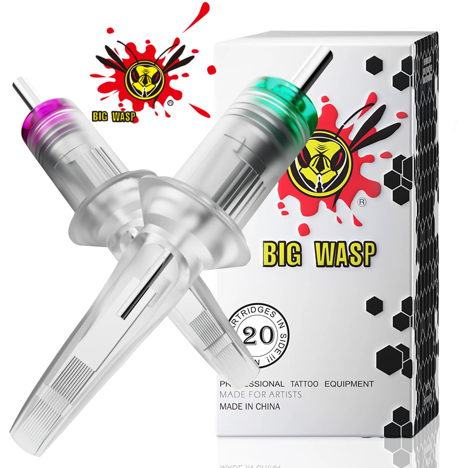 BIGWASP 20 шт. одноразовые картриджи для татуировки иглы RL/RS/RM 0,3 мм 0,35 мм профессиональная стерилизованная безопасность для поставки тату-машин
BIGWASP 20 шт. одноразовые картриджи для татуировки иглы RL/RS/RM 0,3 мм 0,35 мм профессиональная стерилизованная безопасность для поставки тату-машин