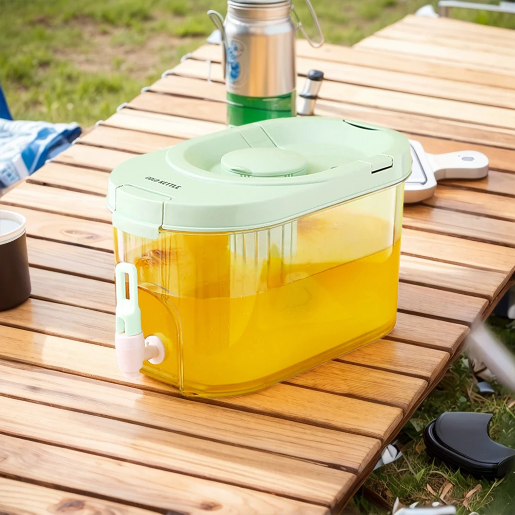 4L Leakproof Beverage Dispenser Large Capacity Refrigerator Drink Bucket with Spigot & Lid Lemonade Dispenser for Outdoor Travel
4L Leakproof Beverage Dispenser Large Capacity Refrigerator Drink Bucket with Spigot & Lid Lemonade Dispenser for Outdoor Travel