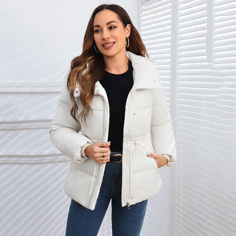 Women's Winter Tops Jacket Cotton Coat Waist Drawstring Hooded Large Size Warm Thickened Vintage Leisure Designed Soft Versatile
Women's Winter Tops Jacket Cotton Coat Waist Drawstring Hooded Large Size Warm Thickened Vintage Leisure Designed Soft Versatile