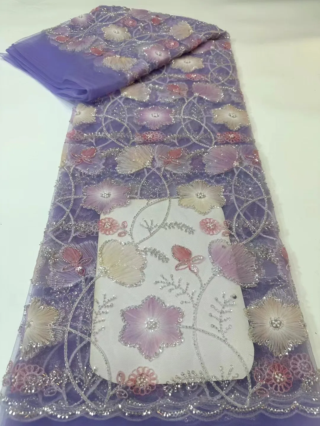 Luxury 2026 High Quality French Tulle Mesh Lace Fabric African Lace Fabric 5 Yards For Nigeria Fabric Wedding Party Dress M88-1
Luxury 2026 High Quality French Tulle Mesh Lace Fabric African Lace Fabric 5 Yards For Nigeria Fabric Wedding Party Dress M88-1