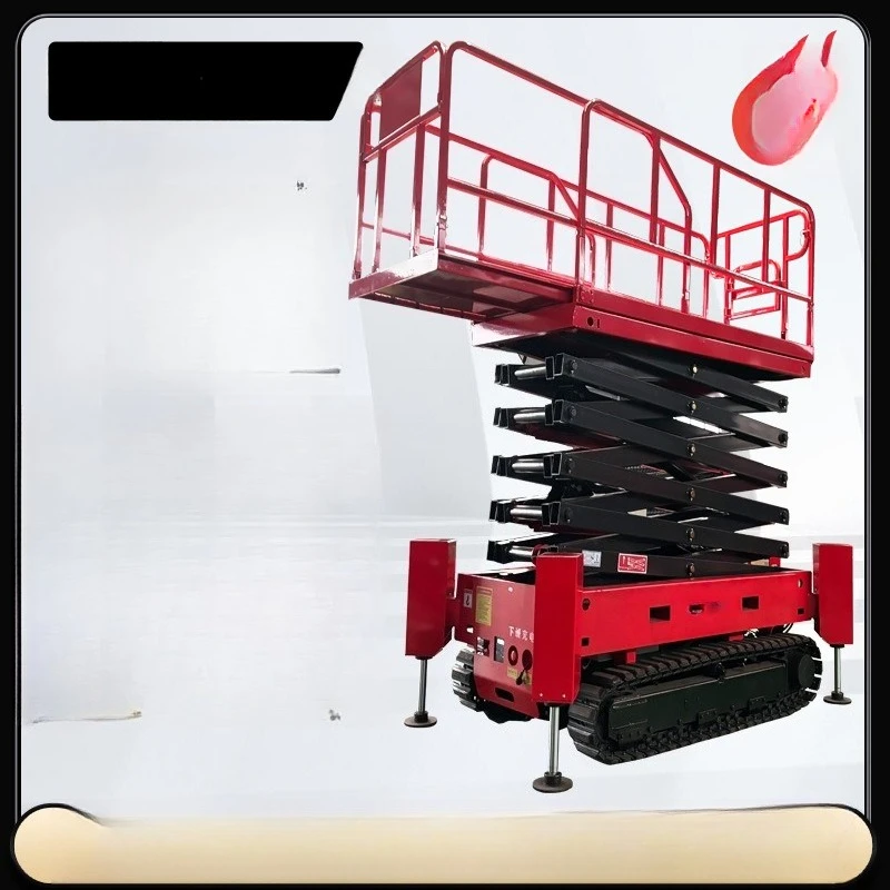 Fully self-propelled crawler lift artifact scissor fork automatic hydraulic lifting platform for off-road outdoor aerial work
Fully self-propelled crawler lift artifact scissor fork automatic hydraulic lifting platform for off-road outdoor aerial work