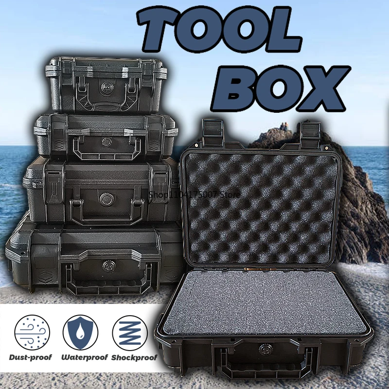 1 waterproof hard hand-held toolbox bag with pre cut sponge storage box, impact resistant unmanned driving chassis
1 waterproof hard hand-held toolbox bag with pre cut sponge storage box, impact resistant unmanned driving chassis