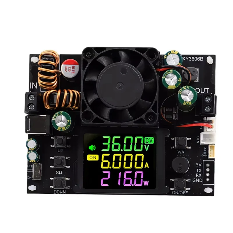 XY3606B 216W CNC Adjustable Voltage Regulator Power Supply DC Buck Boost Converter Voltage/Current Step-Down Module
XY3606B 216W CNC Adjustable Voltage Regulator Power Supply DC Buck Boost Converter Voltage/Current Step-Down Module