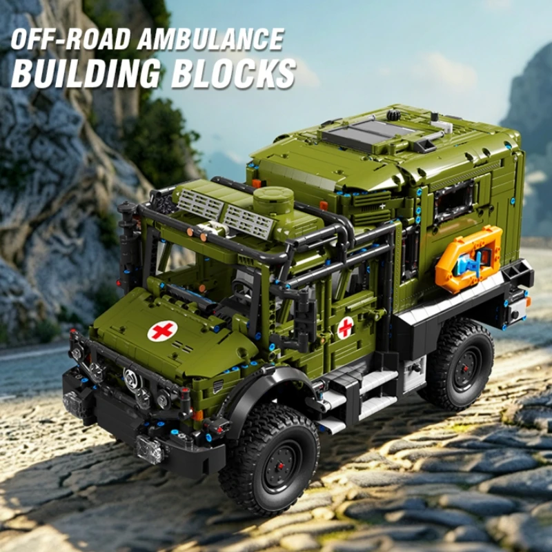 3850PCS Large Off Road Ambulance Building Blocks Rescue Vehicle Car Model Bricks Education DIY Assembly Block Toy Birthday Gifts
3850PCS Large Off Road Ambulance Building Blocks Rescue Vehicle Car Model Bricks Education DIY Assembly Block Toy Birthday Gifts