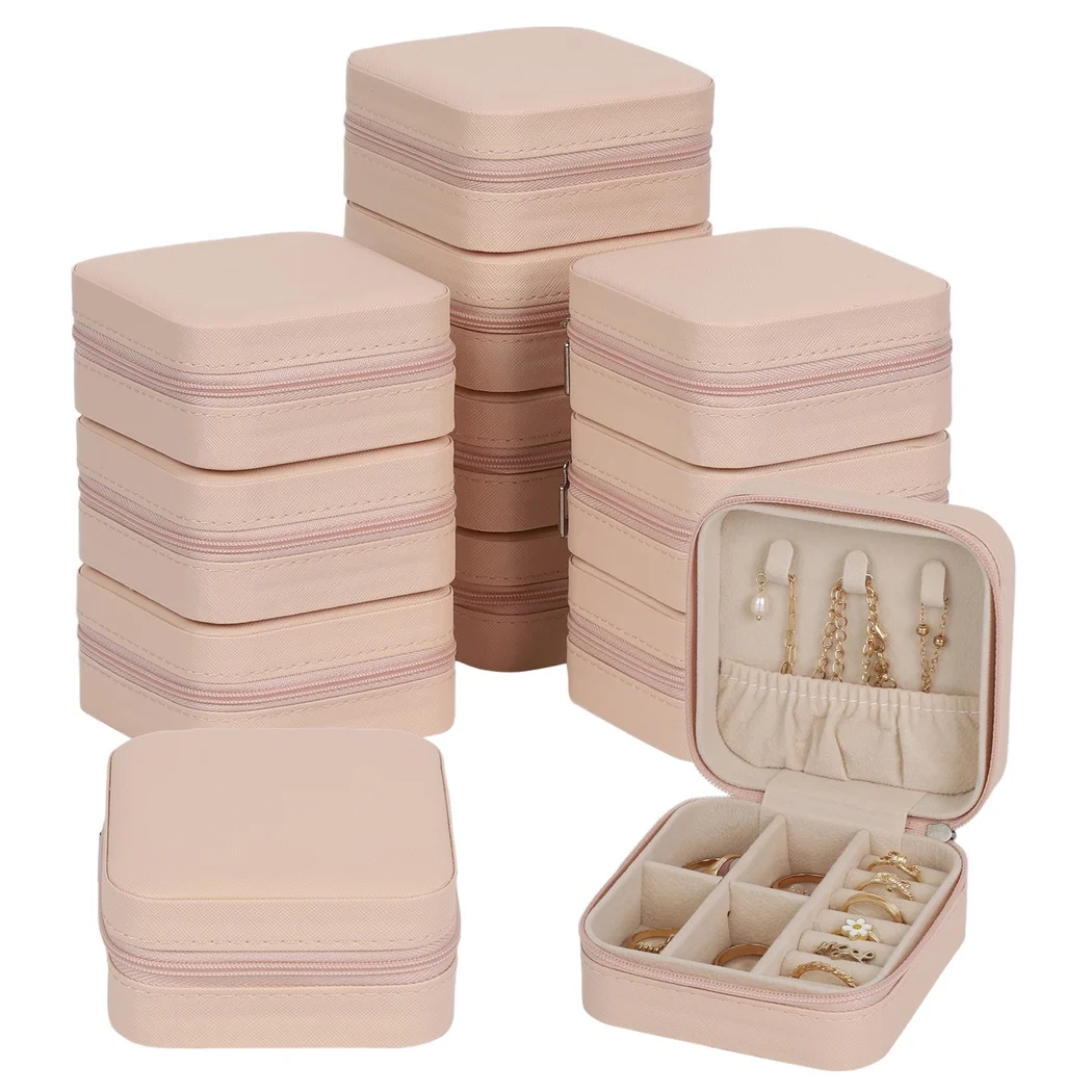 12Pcs Mini Jewelry Case Travel Jewelry Organizer 3.9"x3.9"x2" Portable Jewelry Case PU Leather Jewelry Storage Jewelry Holder
12Pcs Mini Jewelry Case Travel Jewelry Organizer 3.9"x3.9"x2" Portable Jewelry Case PU Leather Jewelry Storage Jewelry Holder