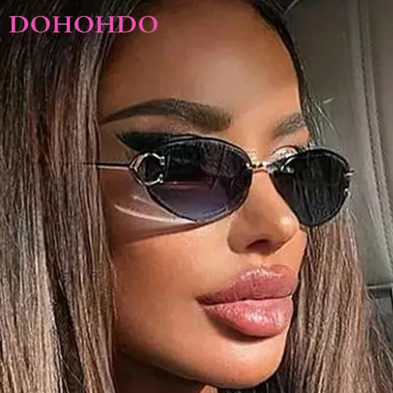 Luxury Brand Design Oval Sunglasses Men Retro Rimless Fashion Sun Glasses For Women Outdoor Eyewear UV400 Lentes De Sol Mujer
Luxury Brand Design Oval Sunglasses Men Retro Rimless Fashion Sun Glasses For Women Outdoor Eyewear UV400 Lentes De Sol Mujer