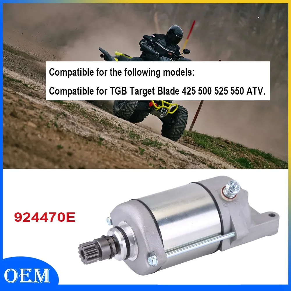 Anlasser Starter Motor 924470E for TGB Target Blade 425 500 525 550 ATV Quad
Anlasser Starter Motor 924470E for TGB Target Blade 425 500 525 550 ATV Quad