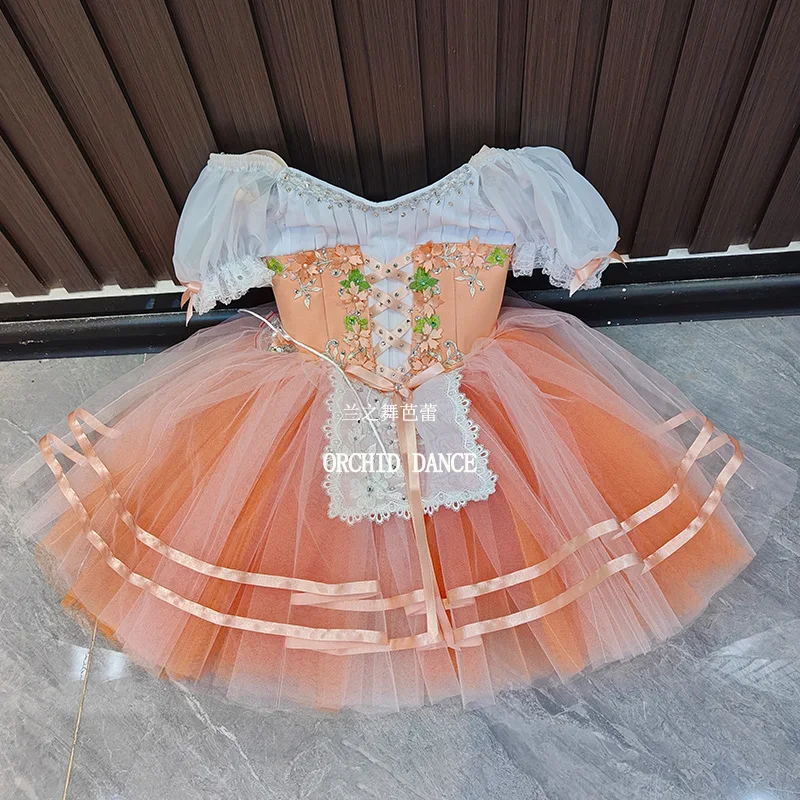 BT2507041 Высокое качество, индивидуальный размер, детская одежда для балета и танцев для девочек, кремовое длинное романтическое платье-пачка для девочек
BT2507041 Высокое качество, индивидуальный размер, детская одежда для балета и танцев для девочек, кремовое длинное романтическое платье-пачка для девочек