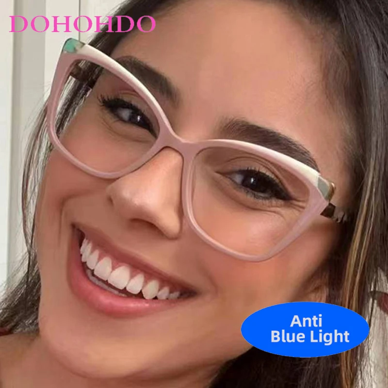 New Luxury Brand Design Classic TR90 Cat Eye Anti-Blue Light Glasses For Women Men Computer For Office Work Optical Eyeglasses
New Luxury Brand Design Classic TR90 Cat Eye Anti-Blue Light Glasses For Women Men Computer For Office Work Optical Eyeglasses
