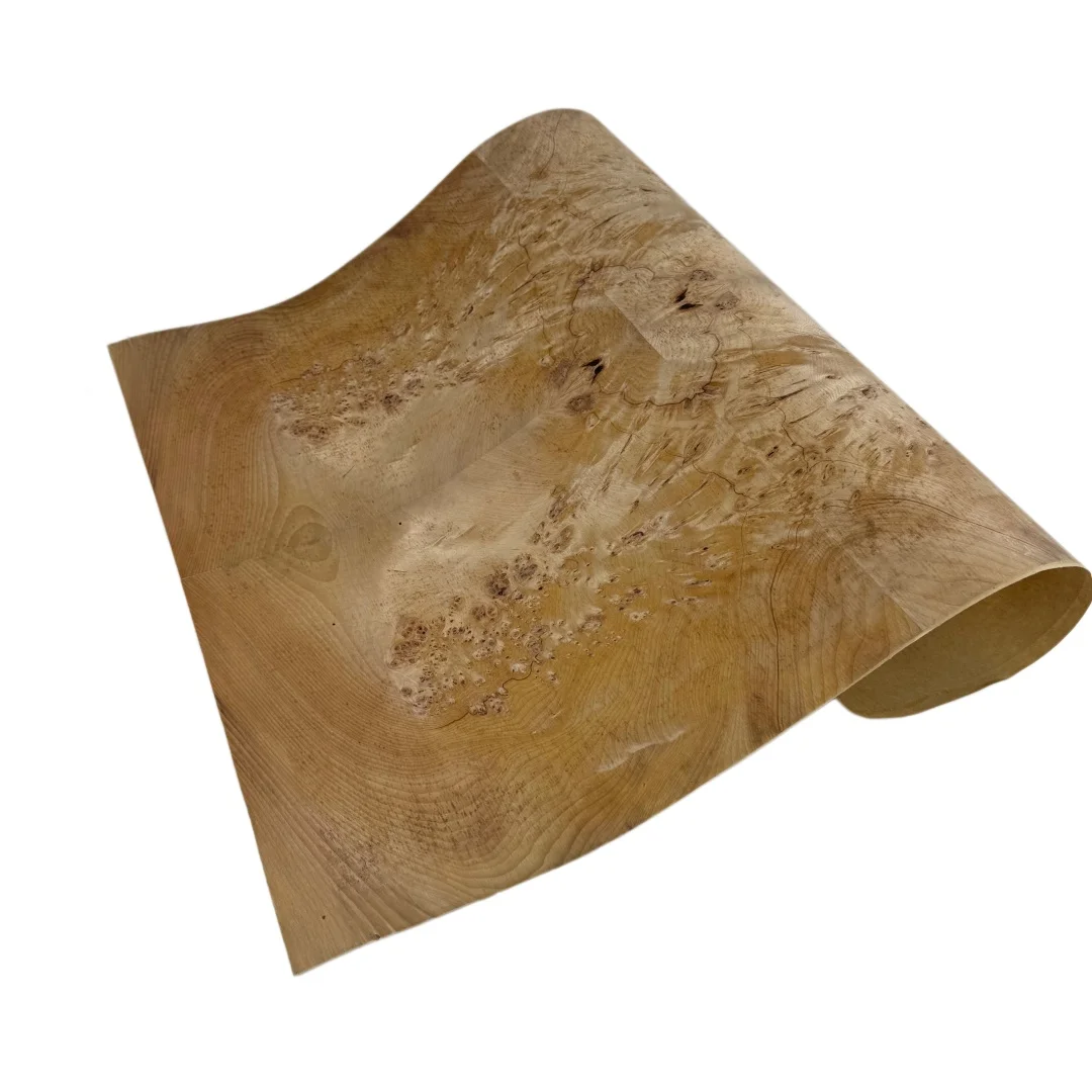 0.3mm Natural Camphor Burl Veneer, Suitable for Guitar Tops Car Interior Trim Furniture Repair 60x50cm(Backing kraft paper)
0.3mm Natural Camphor Burl Veneer, Suitable for Guitar Tops Car Interior Trim Furniture Repair 60x50cm(Backing kraft paper)