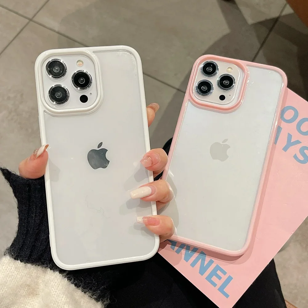 Luxury Transparent Candy Colored Phone Case for IPhone 15 14 13 12 11 Pro Max Plus Shock-absorbing Hard Acrylic Shell
Luxury Transparent Candy Colored Phone Case for IPhone 15 14 13 12 11 Pro Max Plus Shock-absorbing Hard Acrylic Shell