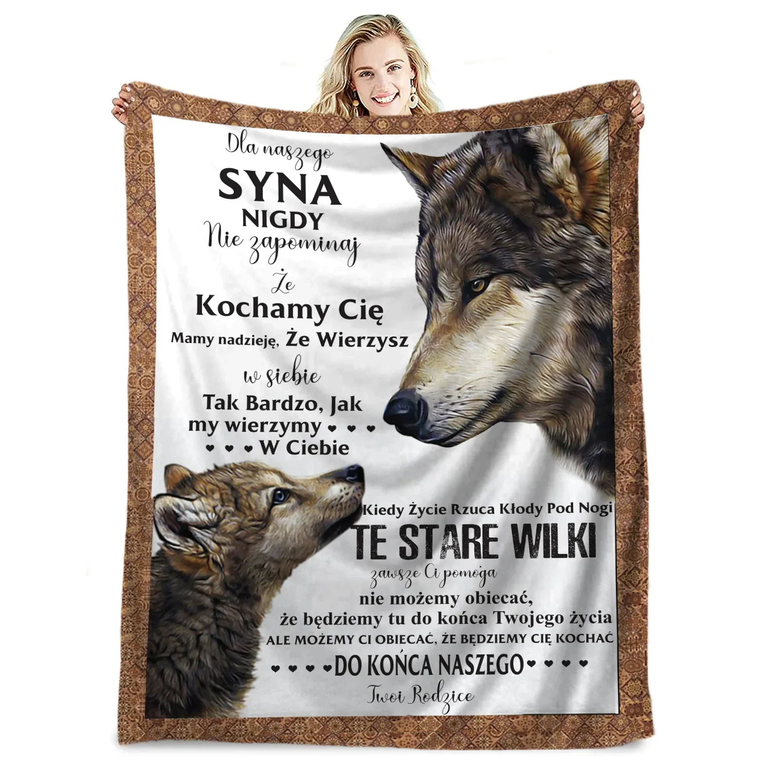 Polish Language To My Son Throw Blanket Soft Flannel For Sofa Bed Love Message Nap Christmas Gift Home Textile
Polish Language To My Son Throw Blanket Soft Flannel For Sofa Bed Love Message Nap Christmas Gift Home Textile