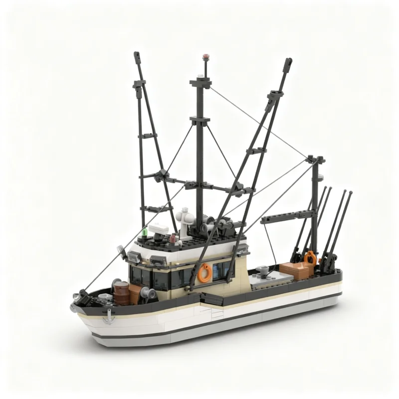 New 611Pcs Popular Technology Harbor Series Moc Tuna Salmon Trawler Model Custom Puzzle Creative Ideas Kids Toys Birthday Gift
New 611Pcs Popular Technology Harbor Series Moc Tuna Salmon Trawler Model Custom Puzzle Creative Ideas Kids Toys Birthday Gift