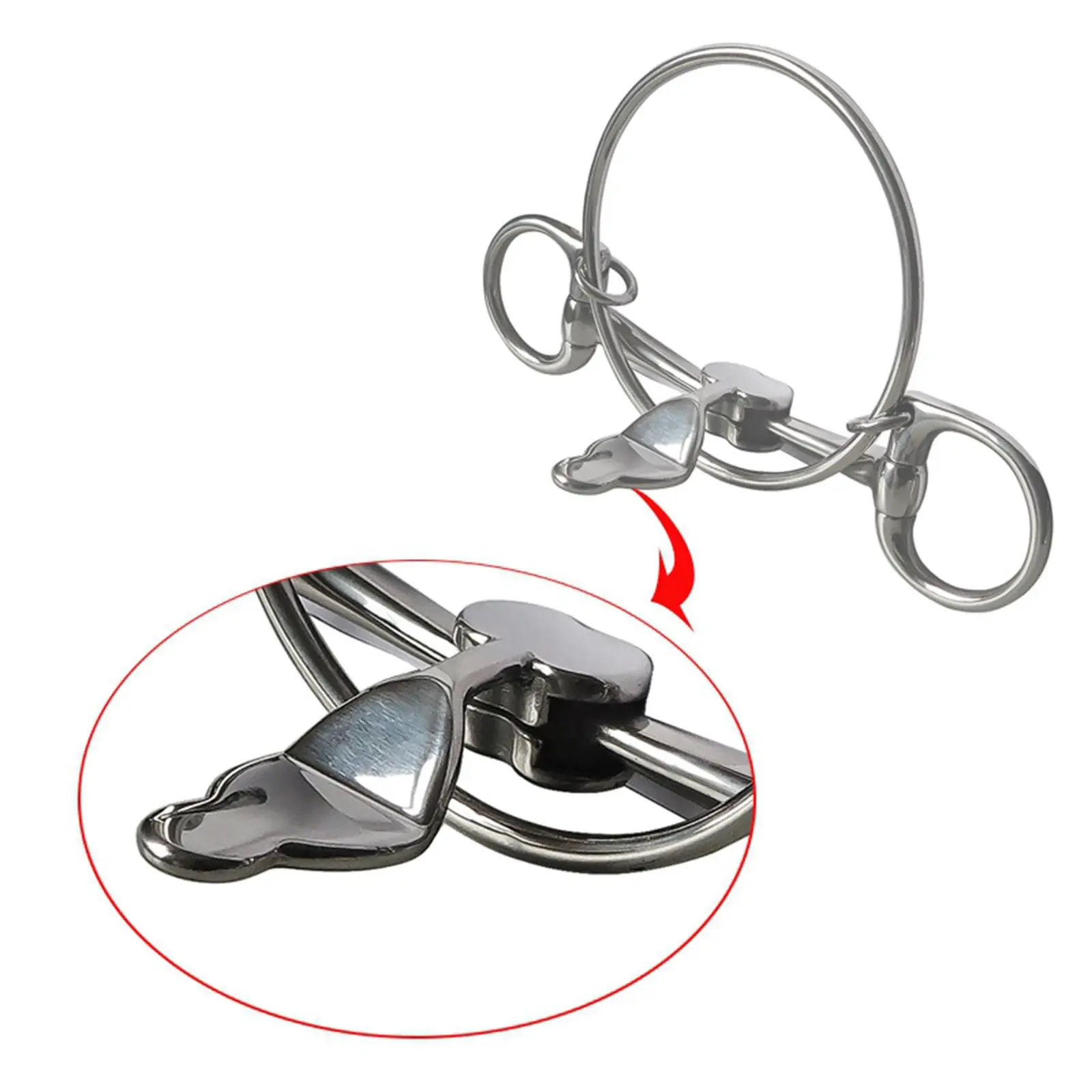 Horse Bit Horse Mouth Bit for Horses Equestrian W/curb Hooks Chain Performance
Horse Bit Horse Mouth Bit for Horses Equestrian W/curb Hooks Chain Performance