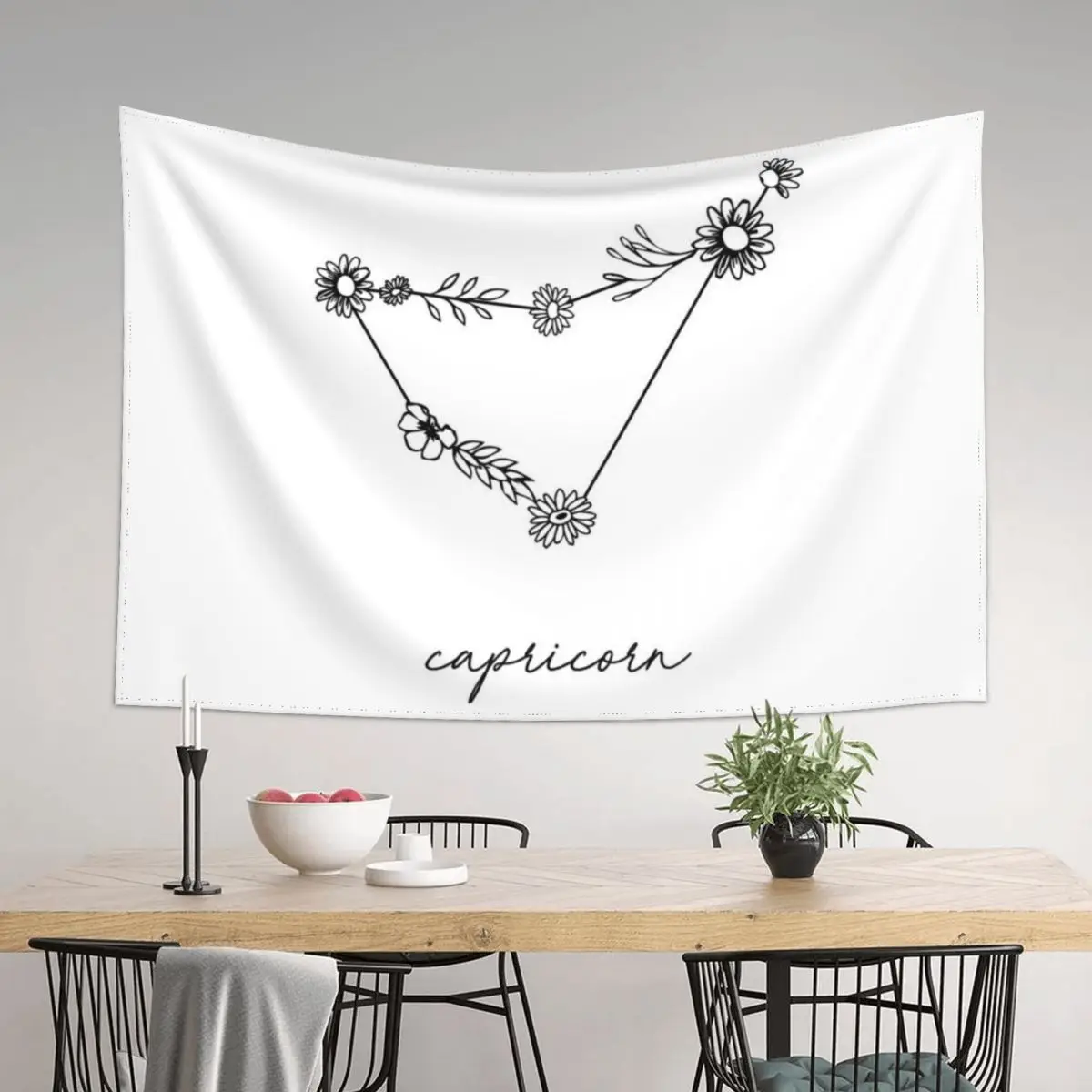 Capricorn Zodiac Wildflower Constellation Tapestry Wall Decoration Bedroom Decorations Wall Deco Tapestry
Capricorn Zodiac Wildflower Constellation Tapestry Wall Decoration Bedroom Decorations Wall Deco Tapestry