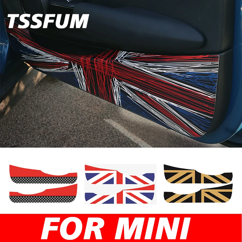 Union Jack For Mini Cooper S JCW F55 F56 R56 R60 F54 F60 Car Inner Door Panel Protection Anti Kick Film Covers leather Sticker
Union Jack For Mini Cooper S JCW F55 F56 R56 R60 F54 F60 Car Inner Door Panel Protection Anti Kick Film Covers leather Sticker