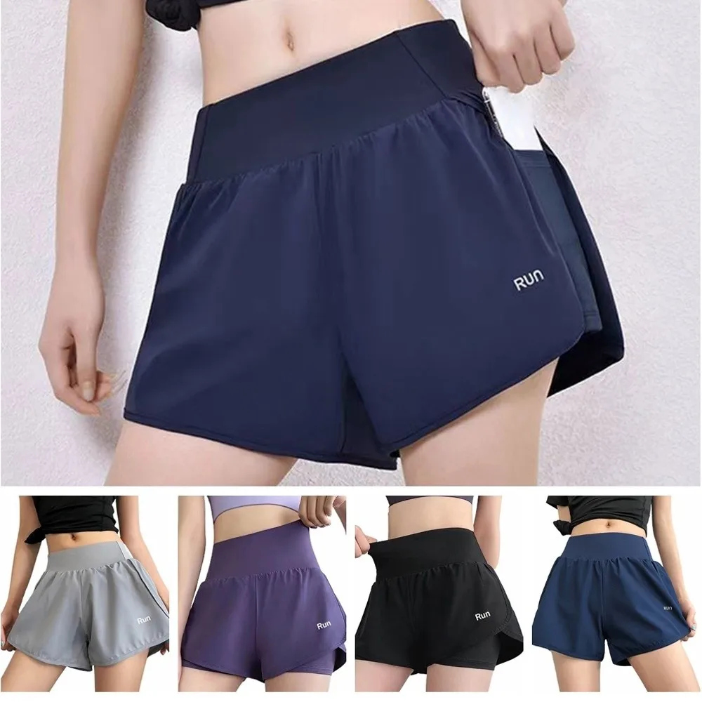 Fashion Anti-glare Lining 2 in 1 Yoga Shorts Side Pockets Loose Fitting Sports Shorts Breathable Quick Dry Fitness Shorts Women
Fashion Anti-glare Lining 2 in 1 Yoga Shorts Side Pockets Loose Fitting Sports Shorts Breathable Quick Dry Fitness Shorts Women