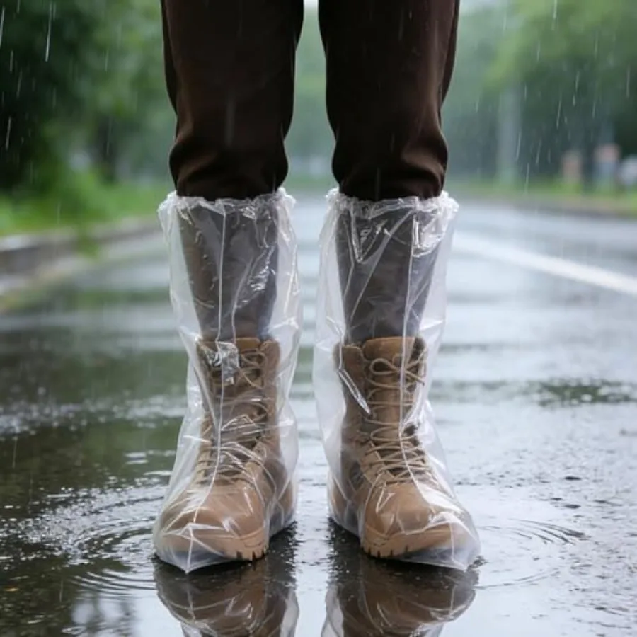 20 PCS 10 Pairs Longer Waterproof Shoe Covers for Rain, Non-Slip Disposable Plastic Shoe Ponchos Boot Covers Waterproof, Clear
20 PCS 10 Pairs Longer Waterproof Shoe Covers for Rain, Non-Slip Disposable Plastic Shoe Ponchos Boot Covers Waterproof, Clear