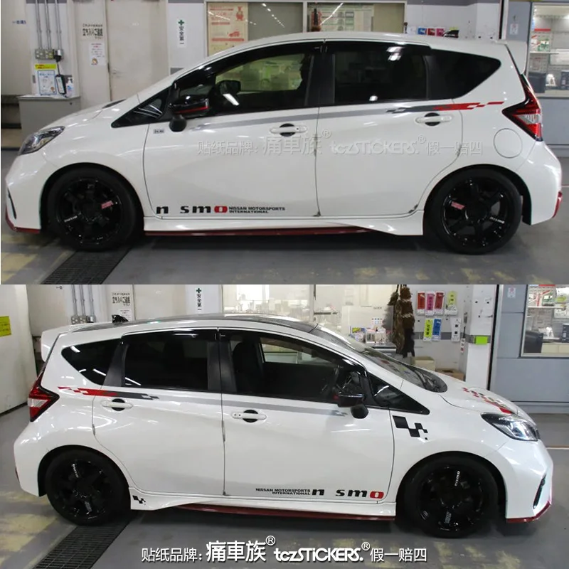 Автомобильные наклейки для Nissan Note E12, индивидуальный внешний дизайн, спортивные модные наклейки, виниловая пленка, аксессуары
Автомобильные наклейки для Nissan Note E12, индивидуальный внешний дизайн, спортивные модные наклейки, виниловая пленка, аксессуары