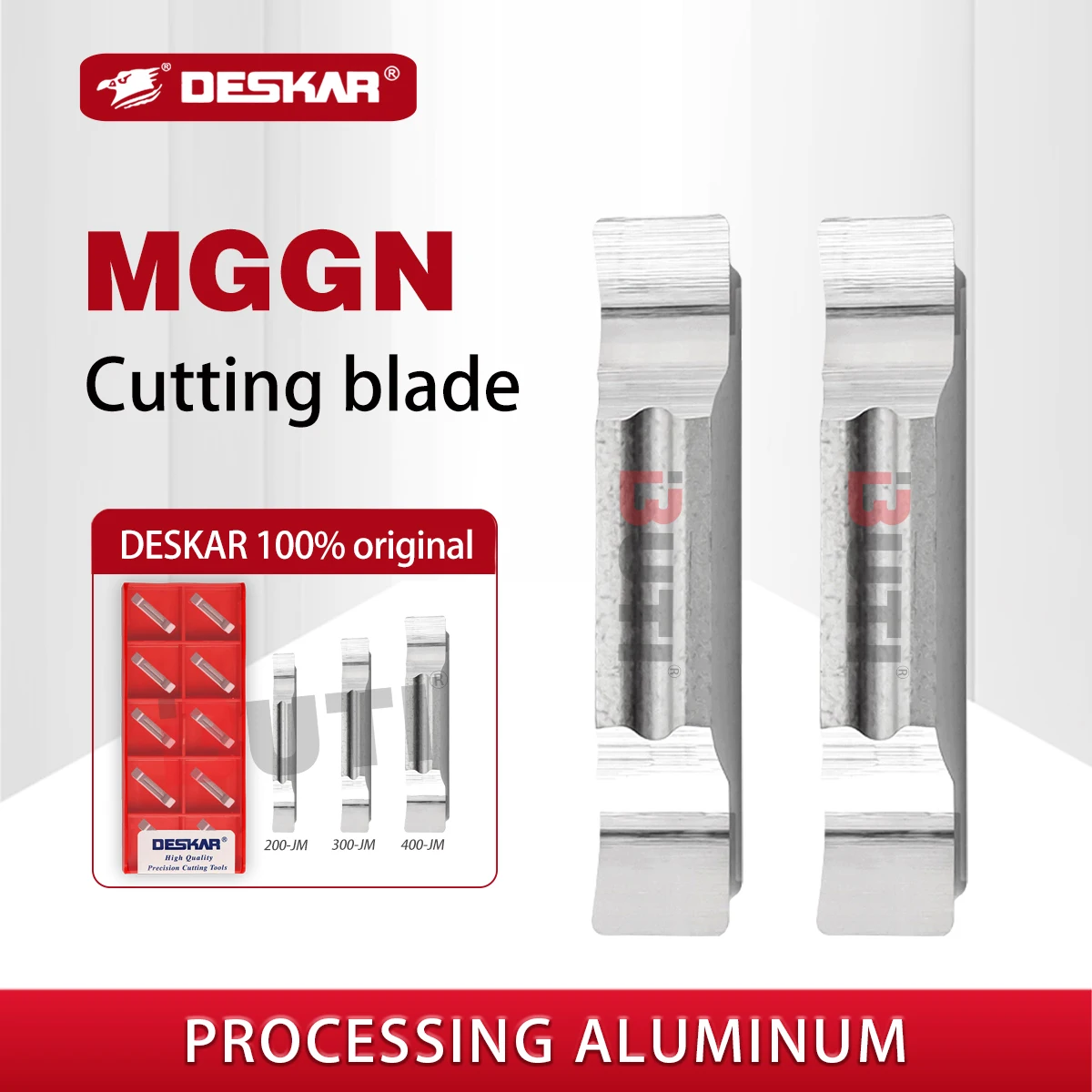 DESKAR 100% Original Aluminum Used Flat Mouth MGGN150 200 250 300 400 500 JM K10 CNC Lathe End Face Groove Blades Grooving Knife
DESKAR 100% Original Aluminum Used Flat Mouth MGGN150 200 250 300 400 500 JM K10 CNC Lathe End Face Groove Blades Grooving Knife