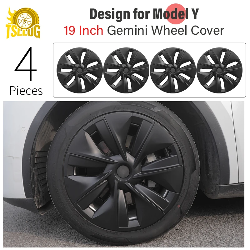 4 шт. 19-дюймовый чехол на колесо для Tesla Model Y Gemini, сменный автомобильный колпак, полный обод, автомобильные аксессуары 2020-2024
4 шт. 19-дюймовый чехол на колесо для Tesla Model Y Gemini, сменный автомобильный колпак, полный обод, автомобильные аксессуары 2020-2024