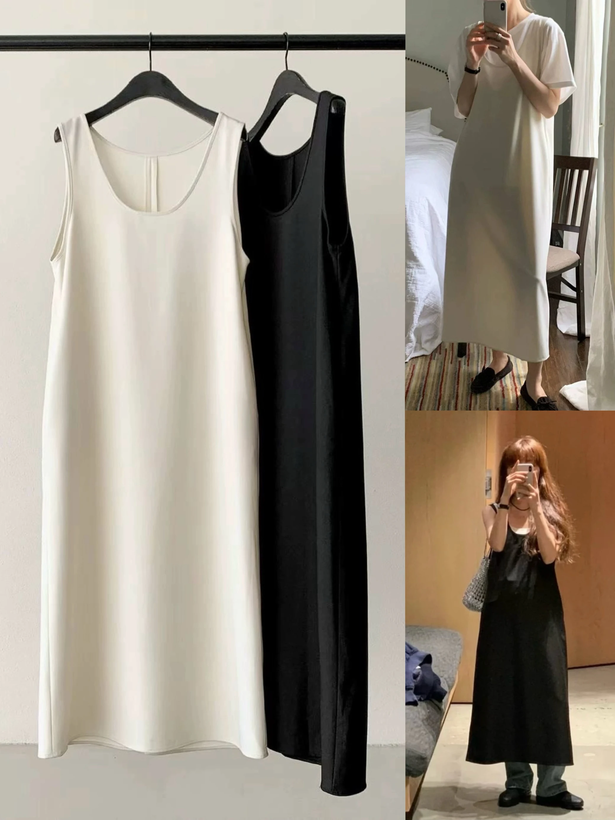 Candy Miss Korean Style Loose Casual U-Neck Mid-Length Sleeveless Vest Dress Ladylike Elegant Spring Commute Wear
Candy Miss Korean Style Loose Casual U-Neck Mid-Length Sleeveless Vest Dress Ladylike Elegant Spring Commute Wear