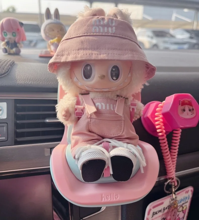 15-17cm doll Seat Labubu carseat Safety Seat Cute Doll Air Outlet Aromatherapy decoration high-grade Car Interior Decoration
15-17cm doll Seat Labubu carseat Safety Seat Cute Doll Air Outlet Aromatherapy decoration high-grade Car Interior Decoration