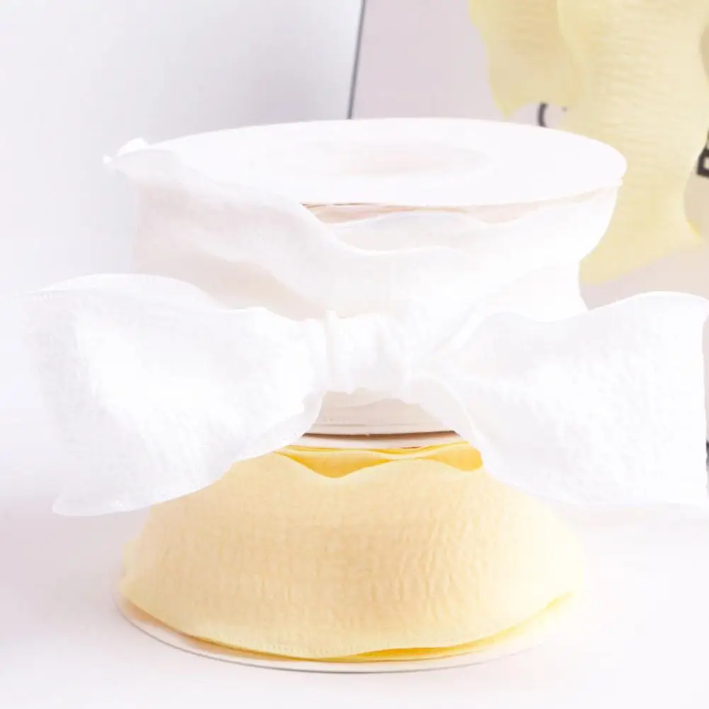 Твердая плиссированная лента, однотонная полиэстеровая лента с рюшами по краям для шитья своими руками, подарочная упаковка, свадебные букеты, рождественские украшения
Твердая плиссированная лента, однотонная полиэстеровая лента с рюшами по краям для шитья своими руками, подарочная упаковка, свадебные букеты, рождественские украшения