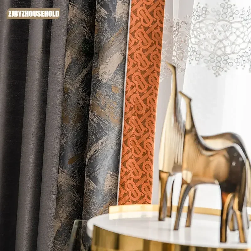 Modern Luxury Curtain for Living Room Bedroom New Blackout Curtain Customized Villa High-grade Curtain Nature Vertically Tulle
Modern Luxury Curtain for Living Room Bedroom New Blackout Curtain Customized Villa High-grade Curtain Nature Vertically Tulle
