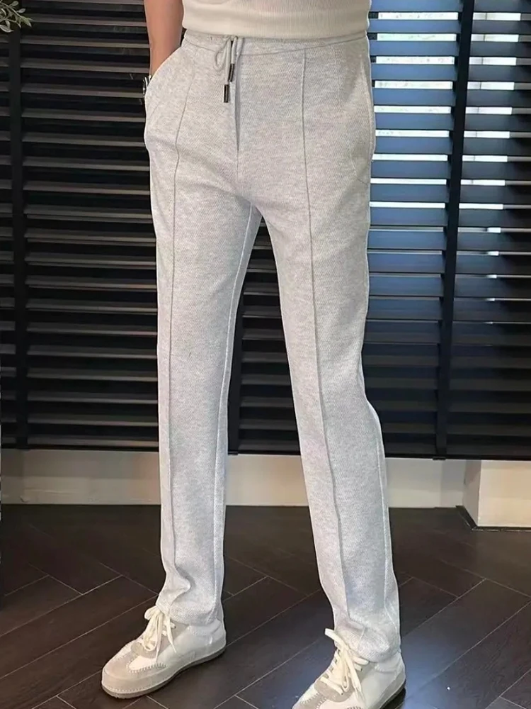 Busin Casual Men's Pants New Spring Autumn mid Waist Slim Fit Anti-Bacterial Iron-Free Faion Urban Sle Small Footed
Busin Casual Men's Pants New Spring Autumn mid Waist Slim Fit Anti-Bacterial Iron-Free Faion Urban Sle Small Footed