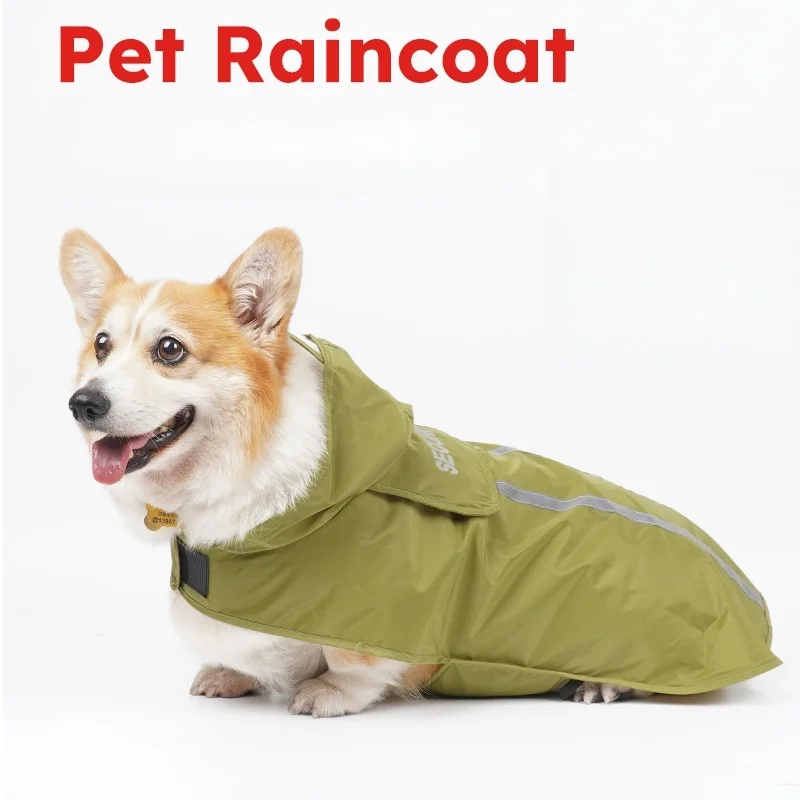 Outdoor Small And Medium-sized Dog Raincoat Four-legged Outdoor Rainproof dog walking device Bichon Terrier Corgi Pet Clothes
Outdoor Small And Medium-sized Dog Raincoat Four-legged Outdoor Rainproof dog walking device Bichon Terrier Corgi Pet Clothes