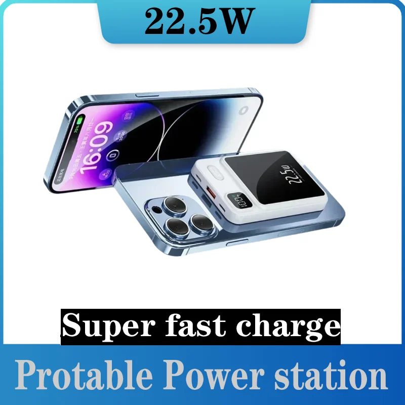 New Macsafe 20000mAh Magnetic Wireless Charger Power Bank Fast Charging for iPhone 14 13 Samsung Huawei Xiaomi Mini Power Bank
New Macsafe 20000mAh Magnetic Wireless Charger Power Bank Fast Charging for iPhone 14 13 Samsung Huawei Xiaomi Mini Power Bank
