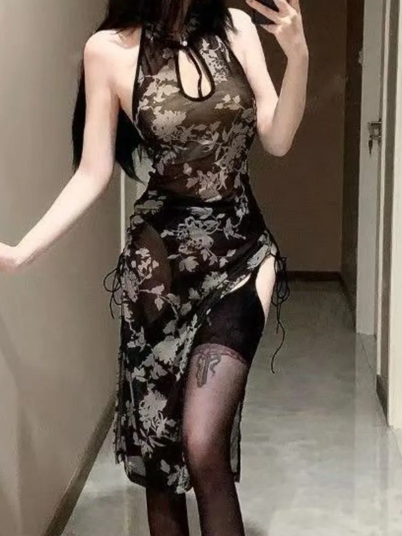 Новое сексуальное платье Cheongsam с разрезом и принтом, прозрачное платье с висячим вырезом и цветочным принтом, очаровательное платье Pure Desire A4S0
Новое сексуальное платье Cheongsam с разрезом и принтом, прозрачное платье с висячим вырезом и цветочным принтом, очаровательное платье Pure Desire A4S0