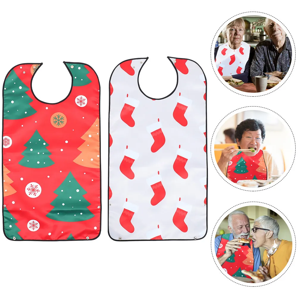 2pcs Christmas Adult Bib Adjustable Waterproof For Elderly Women Patients Xmas Eating Burp Cloth Multi-Use Clothing Protector
2pcs Christmas Adult Bib Adjustable Waterproof For Elderly Women Patients Xmas Eating Burp Cloth Multi-Use Clothing Protector