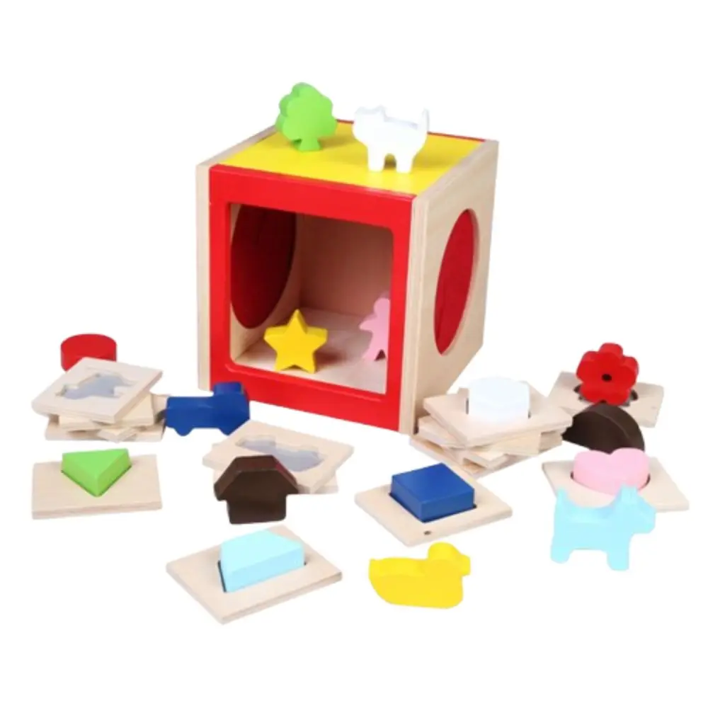 Educational Touch Thinking Shape Toy Box Fun Wooden Shape Sorter Toy Hand-Eye Coordination Early Learning
Educational Touch Thinking Shape Toy Box Fun Wooden Shape Sorter Toy Hand-Eye Coordination Early Learning