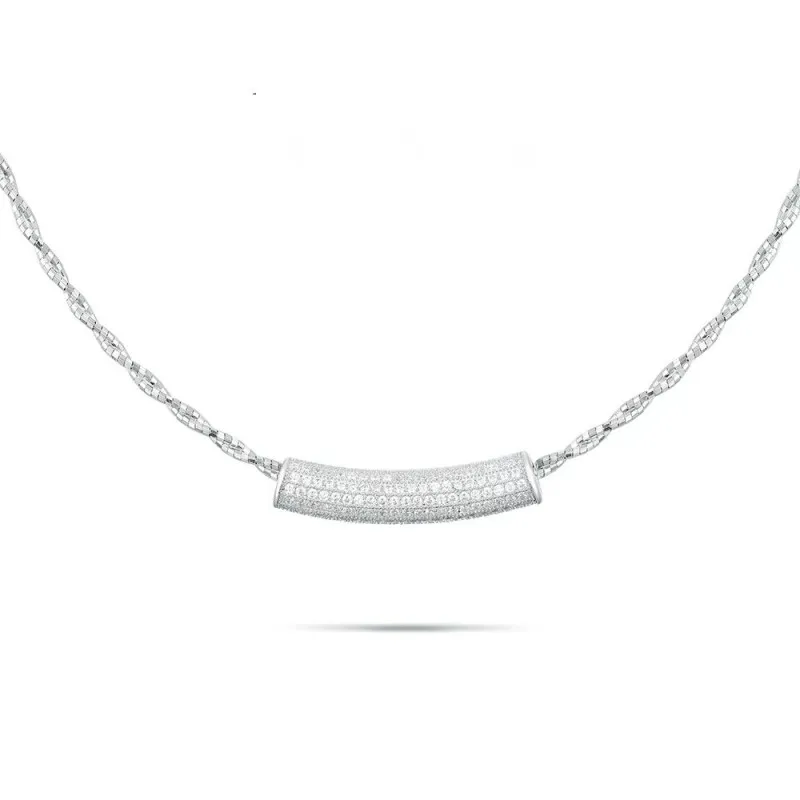 ZOCA Full Zirconia Diamond Pendant Necklaces for Women Wedding Party Real 925 Silver Plated White Gold Fine Jewelry
ZOCA Full Zirconia Diamond Pendant Necklaces for Women Wedding Party Real 925 Silver Plated White Gold Fine Jewelry
