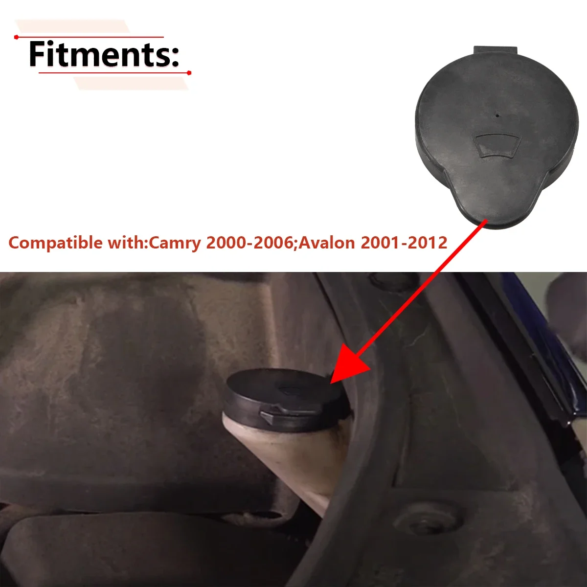 Windshield Washer Fluid Reservoir Cap for Toyota Camry Avalon Tacoma | Lexus ES300 85316-06021
Windshield Washer Fluid Reservoir Cap for Toyota Camry Avalon Tacoma | Lexus ES300 85316-06021
