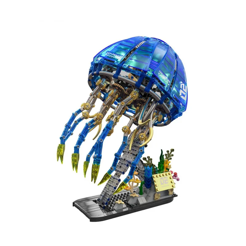 IN STOCK MOC Technical Bionic Mechanical Jellyfish Building Blocks Bricks Assembling Model Toys for Children Birthday Gift Set
IN STOCK MOC Technical Bionic Mechanical Jellyfish Building Blocks Bricks Assembling Model Toys for Children Birthday Gift Set