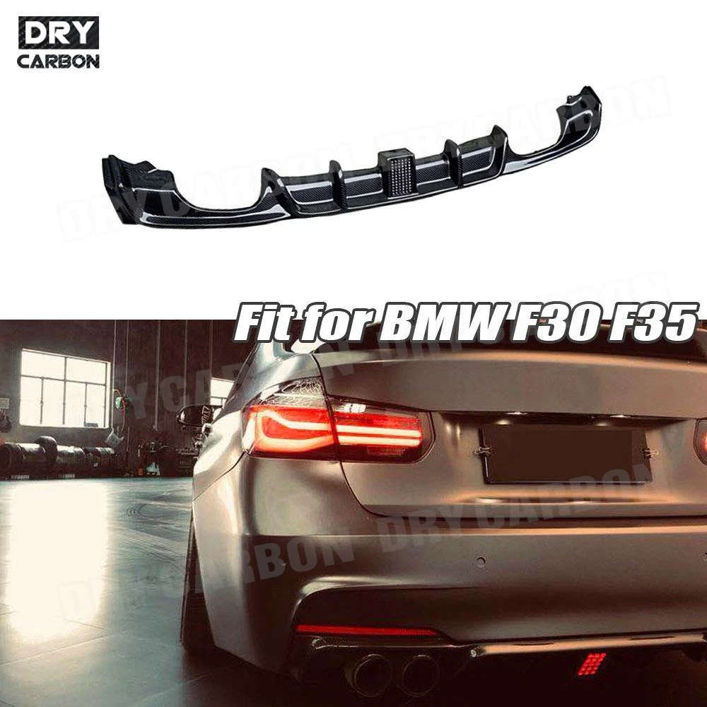 For BMW F30 F35 320i 328i 335i M Sport 2012-2018 Four Outlet OO-OO Exhaust Carbon Fiber Rear Bumper Lip Diffuser With LED Light
For BMW F30 F35 320i 328i 335i M Sport 2012-2018 Four Outlet OO-OO Exhaust Carbon Fiber Rear Bumper Lip Diffuser With LED Light