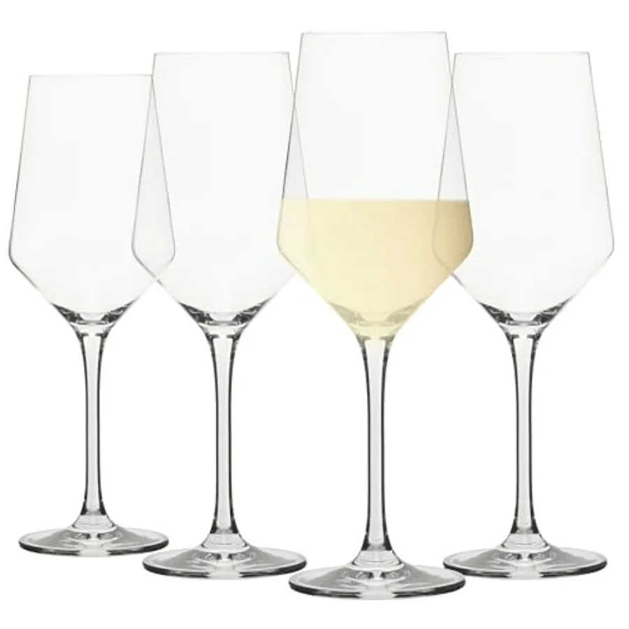 Kitchen entials Vino Breeze Crystal Clear 4 Pack All Purpose White Wine Glass With Modern Curve Silhouette
Kitchen entials Vino Breeze Crystal Clear 4 Pack All Purpose White Wine Glass With Modern Curve Silhouette