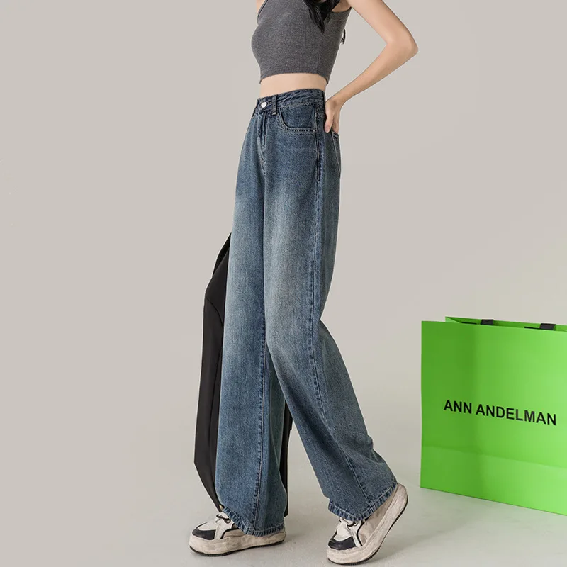 Baggy Straight Trousers high Waist Wide Leg RetroinsTrendy Street2025Autumn and Winter New Long Pants Jeans Women
Baggy Straight Trousers high Waist Wide Leg RetroinsTrendy Street2025Autumn and Winter New Long Pants Jeans Women
