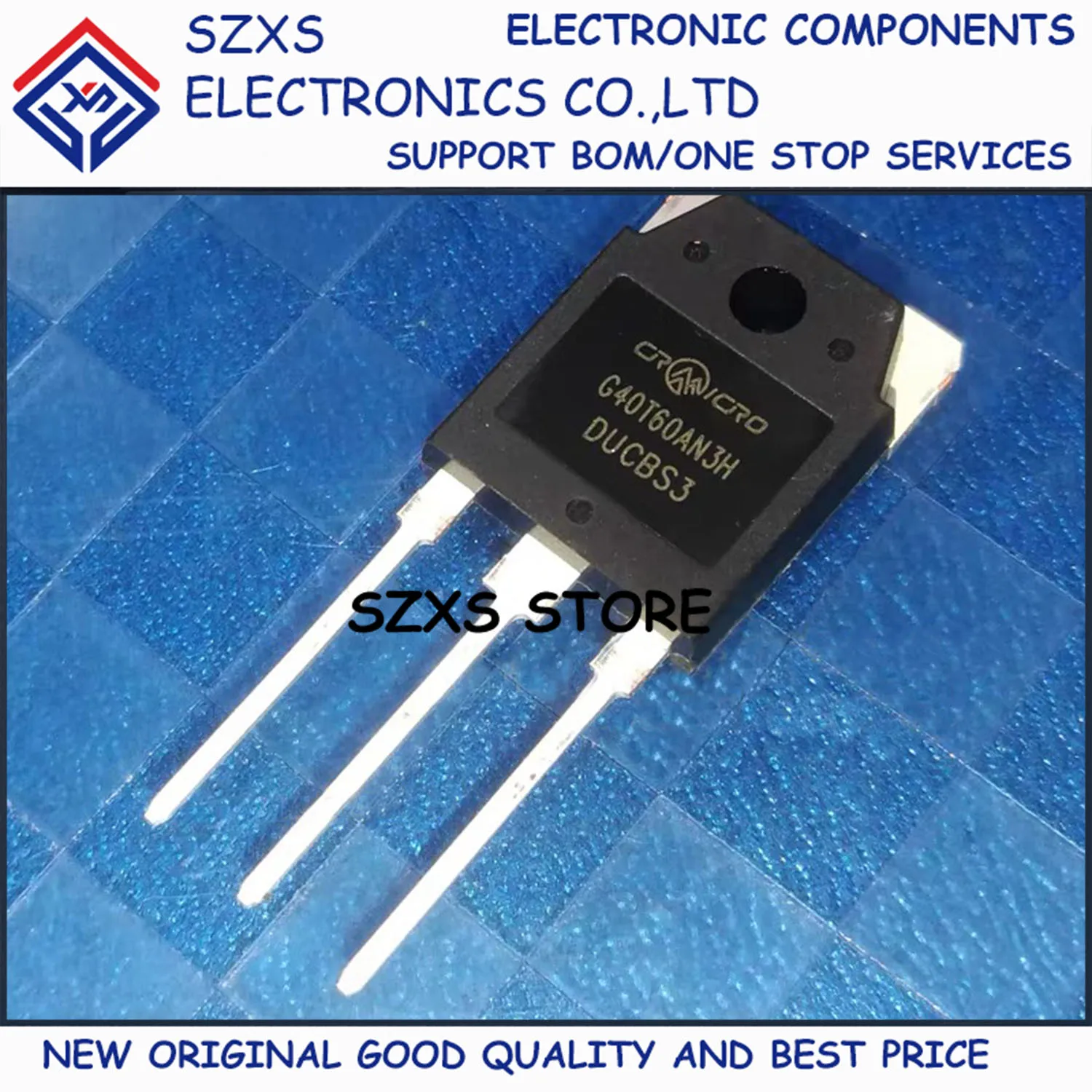 New Original 10Pcs G40T60AN3H CRG40T60AN3H TO-3P 40A 600V Powerful IGBT Field Effect Transistor In Stock Good Quality
New Original 10Pcs G40T60AN3H CRG40T60AN3H TO-3P 40A 600V Powerful IGBT Field Effect Transistor In Stock Good Quality