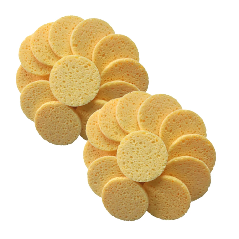 20pcs Compressed Cellulose Sponges Soft Face Cleaning Puff Round Cotton Pad for Women Daily Cleansing Makeup Remover Travel
20pcs Compressed Cellulose Sponges Soft Face Cleaning Puff Round Cotton Pad for Women Daily Cleansing Makeup Remover Travel