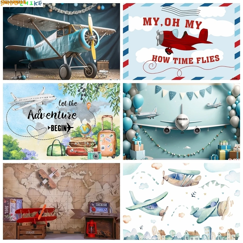Airplane Adventure Photography Backdrops Travel Retro World Hot Air Balloon Baby Shower Birthday Photo Studio Background DF-01
Airplane Adventure Photography Backdrops Travel Retro World Hot Air Balloon Baby Shower Birthday Photo Studio Background DF-01